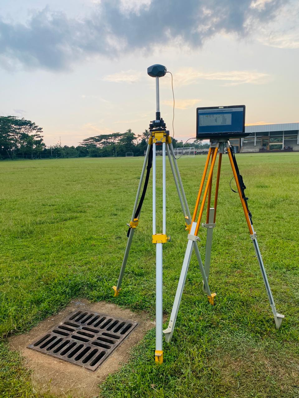 The GIB-R1 GNSS Receiver deployed in the field